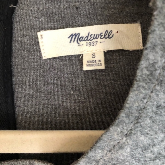 MADEWELL Grey side zip sweater top - Picture 6 of 7
